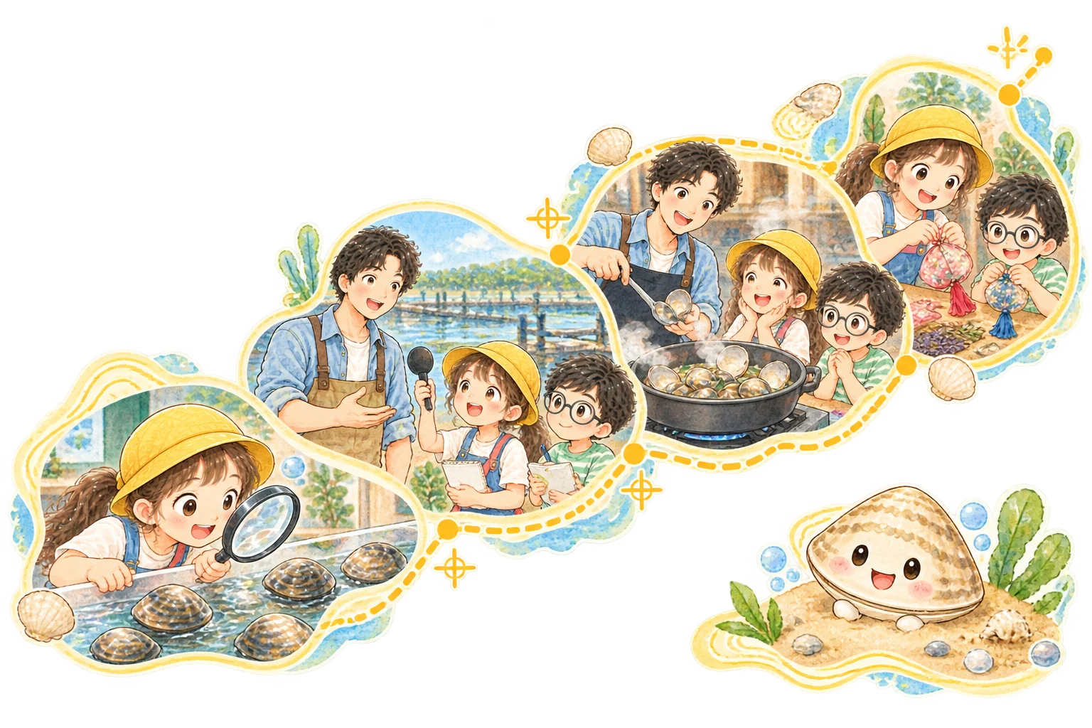 敲敲蛤蜊學習地圖